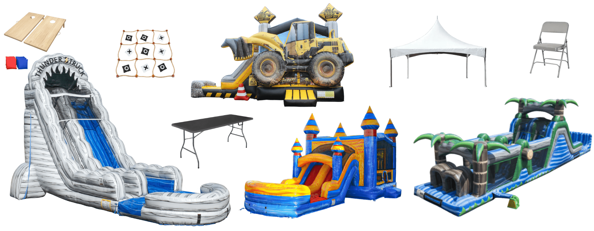 Jumping JS Party Rentalz, Inflatable water slides and bounce house for party rentals