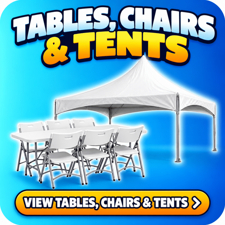 Tables, Chairs & Tents